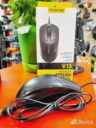 Мышь проводная T-wolf V13
