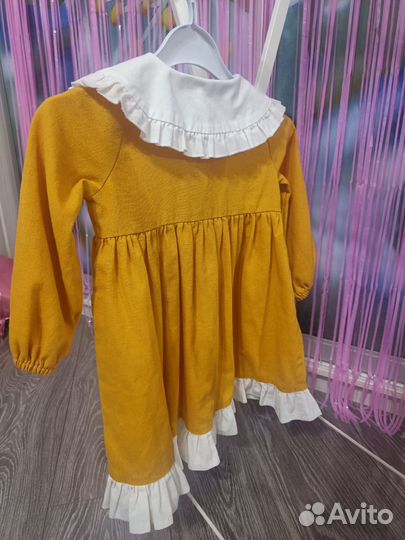 Платье для девочки 92