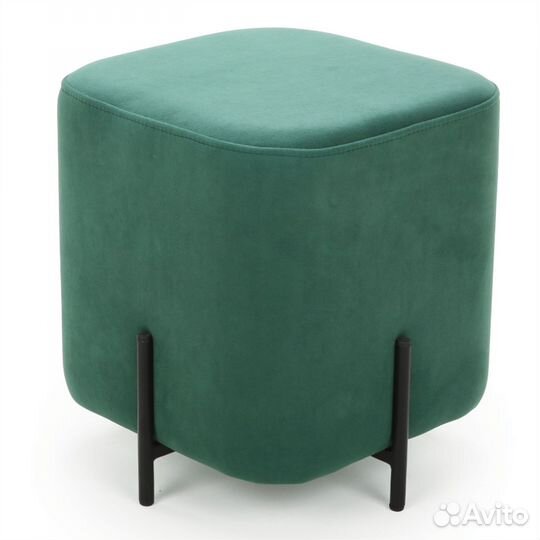 Пуф Beneli гуфи, квадратный, зеленый, велюр, для г