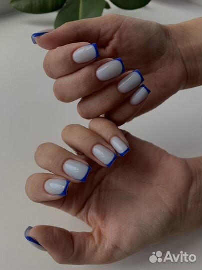 Маникюр наращивание ногтей