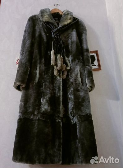 Шуба мутоновая 48 50 бу