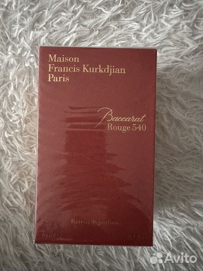 Maison francis kurkdjian baccarat rouge 540