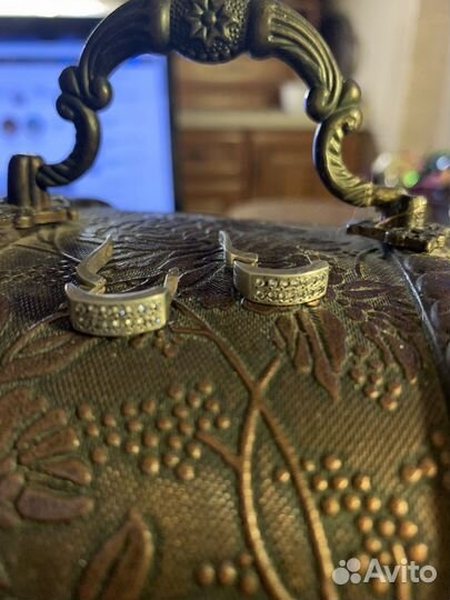 Серьги серебро925