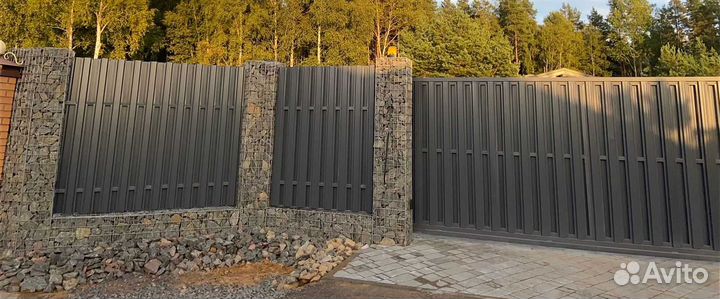 Габионы / габионы сварные / колонна яч.100х50мм