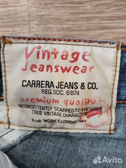 Мужские джинсы Саrrera Италия, новые р 46