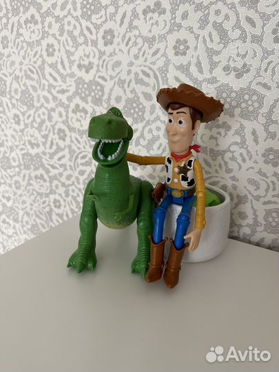 История игрушек toy story Шериф Вуди и Рекс