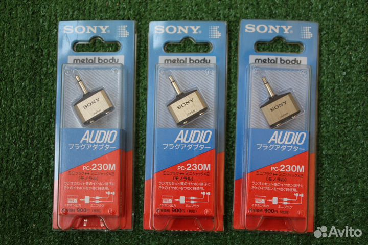 MiniJack раздвоители Sony, Япония