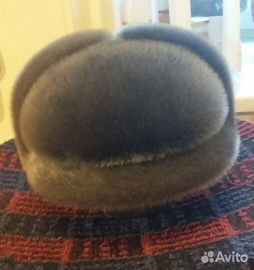 Мужская шапка кепка из нерпы