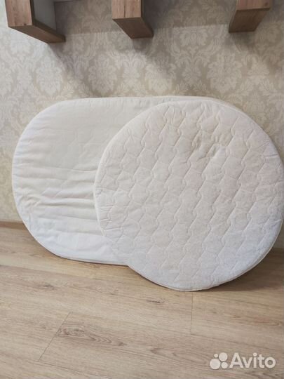 Матрас круглый и овальный для детской кроватки