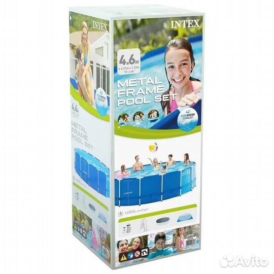 Каркасный бассейн intex-28242 4.57-1.22см