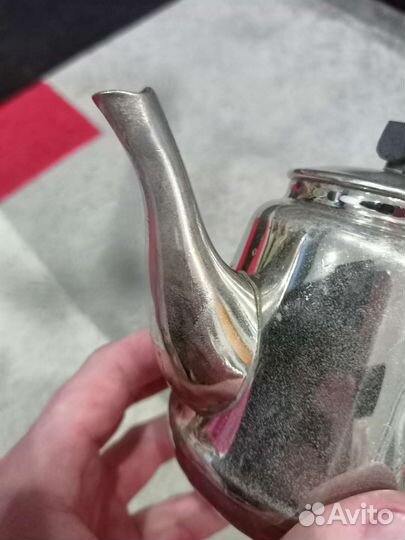 Заварочный чайник Мельхиор Кольчугино СССР