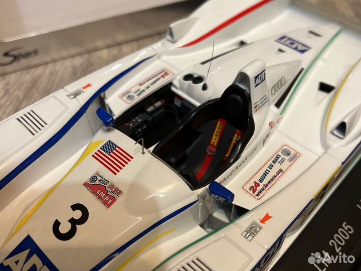 Audi R8 3.6L N 3 winner 24h LM 2005 1/18 Spark