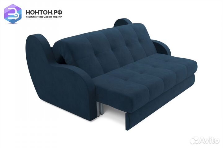 Диван аккордеон Барон темно-синий