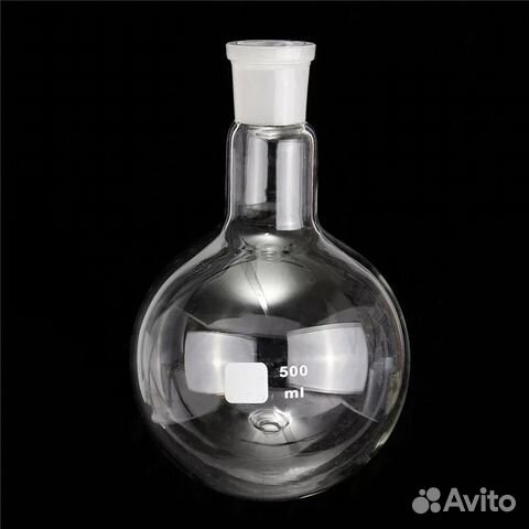 Колба круглая плоскодонная круглодонная