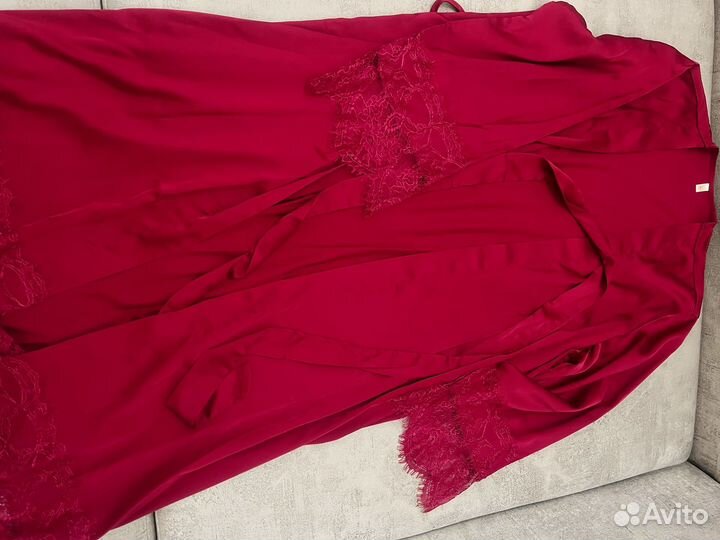 Комплект из 5 предметов - сорочка, халат, пижама