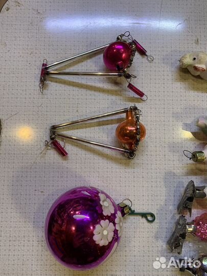 Винтажные елочные игрушки СССР