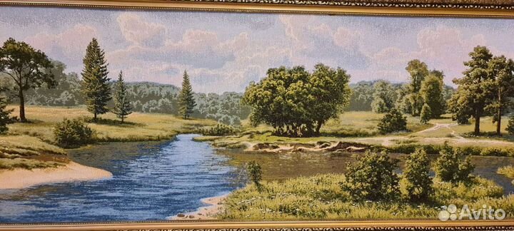 Картина в раме гобелен