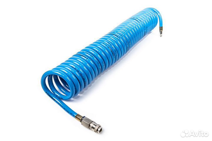 Воздушный шланг спиральный 10/15 мм 10 метров