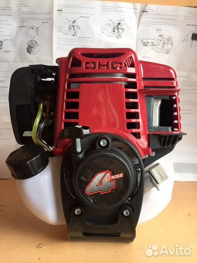 Мотор для газонокосилки, велосипеда