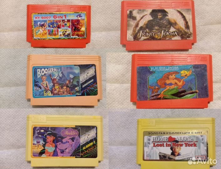 Картриджи для dendy 8 bit