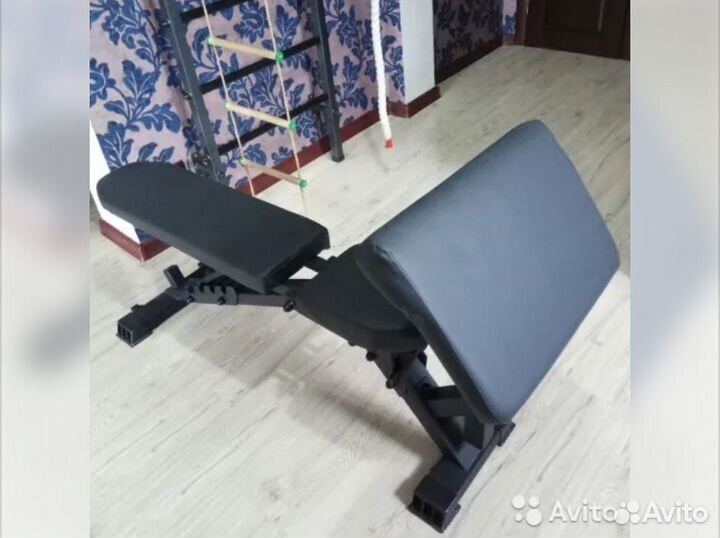 Скамья для тренировок + Парта Скотта, Кёрл, Пресс