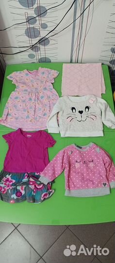 Вещи пакетом для девочки 68-74