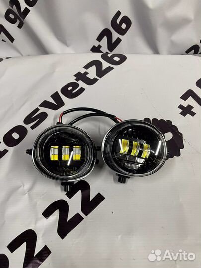 Mazda Туманки Sal-man LED Универсальные