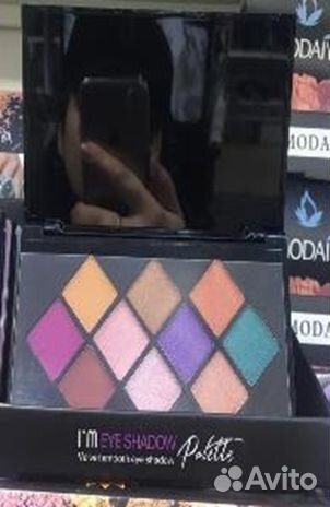 Палетка теней Modaiya 10 цветов
