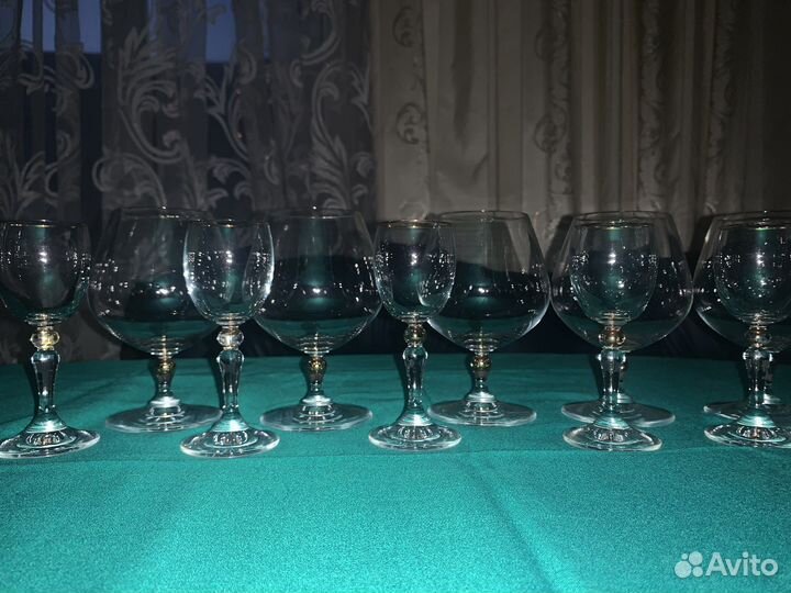 Набор бокалов Богемия СССР