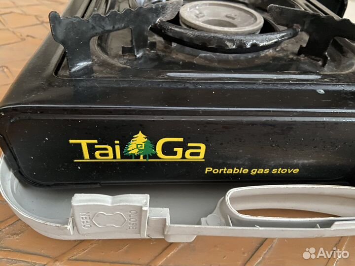 Плита походная со штуцером под балон