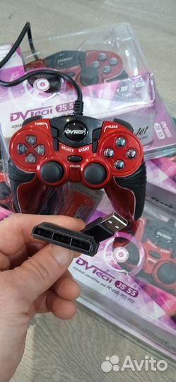 Геймпад Джойстик PC ps1 ps2 ps3 проводной и бес