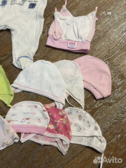 Детские вещи пакетом на девочку 56-68 размер