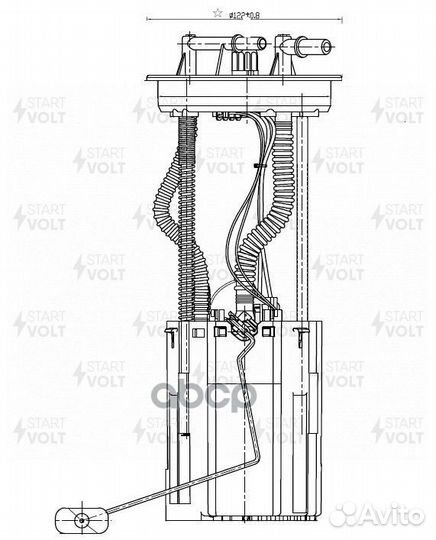 Модуль топливного насоса для а/м Chery Indis (10)