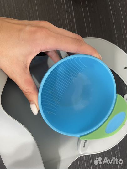 Нагрудник силиконовый, набор для прикорма