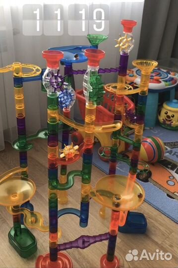 Детский конструктор лабиринт с шариками