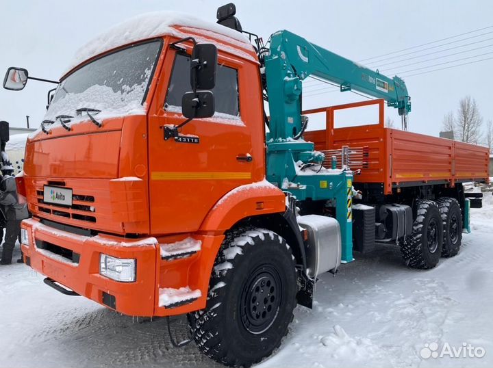 КамАЗ 43118-3027-50 с КМУ, 2023