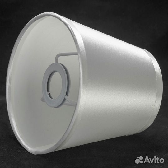 Люстра металл и текстиль в спальню современная