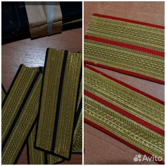 Погоны ввс вдв вмф Металлизированные 1980 гг