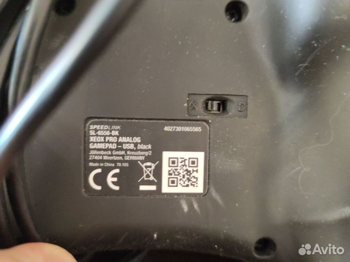 Usb Геймпад gamepad speedlink sl-6556-bk