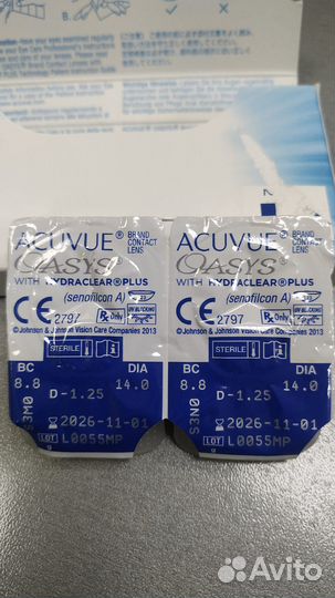 Линзы acuvue oasys