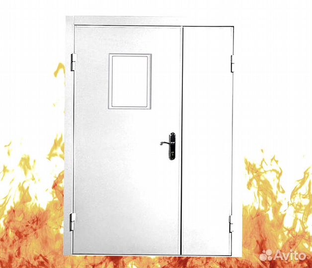 Входные противопожарные металлические двери Ei60