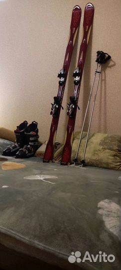 Горные лыжи Apache X K2, ботинки и палки