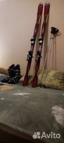 Горные лыжи Apache X K2, ботинки и палки
