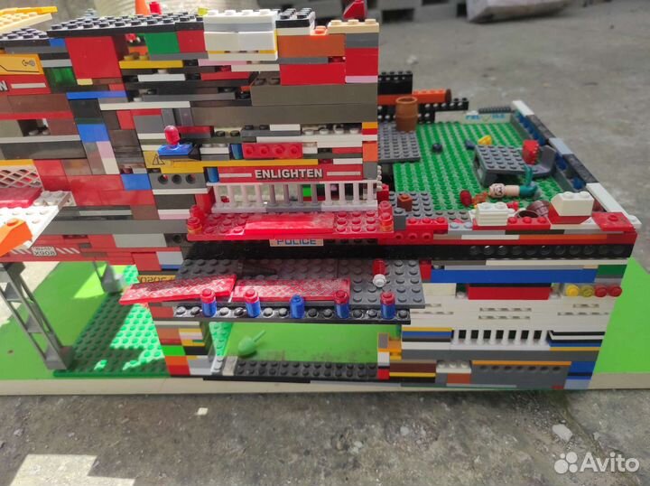 Лего детали в виде недостроя