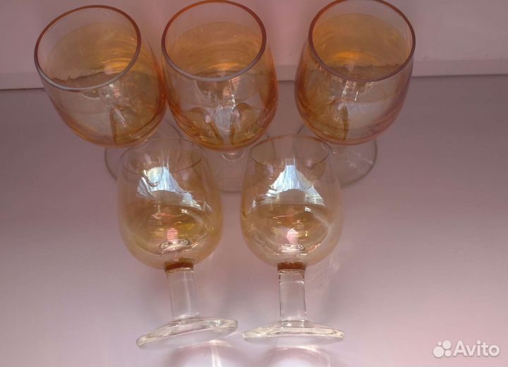 Рюмки цветное стекло СССР