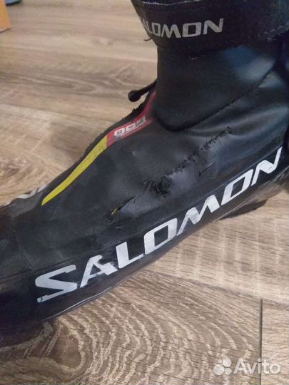 Лыжные ботинки коньковые salomon