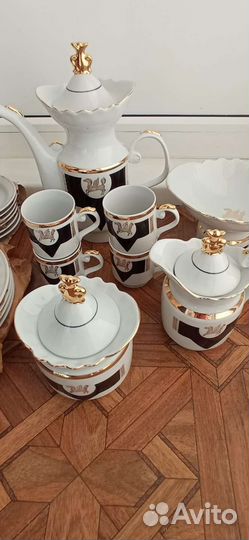 Кофейный сервиз Золотой Пегас