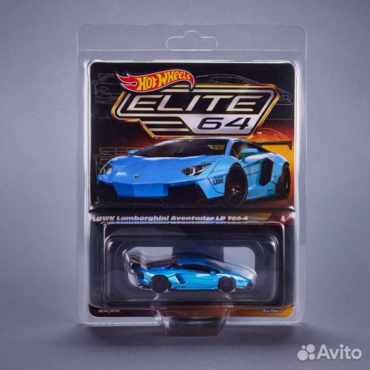 Hot Wheels Elite 64 lbwk Lamborghini Aventador LP