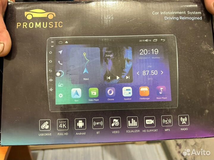 Магнитола 2 din android 9 дюймов