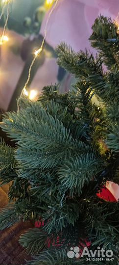 Ель искуственная литая+ пвх